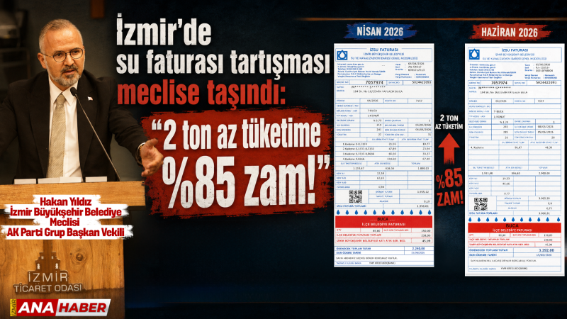 İzmir'de su faturası tartışması meclise taşındı: 
