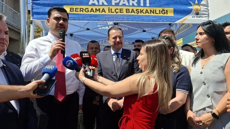 AK Partili İnan Bergama’da konuştu: 