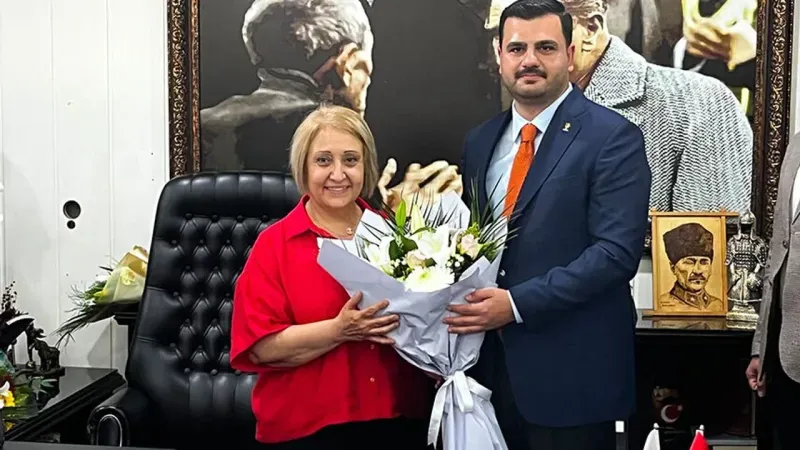 AK Partili İnan’dan Asuman Şen’e tebrik ziyareti: 