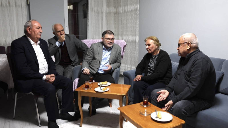 AK Partili Saygılı, Şehit Abdullah Ortanca’nın baba ocağını ziyaret etti