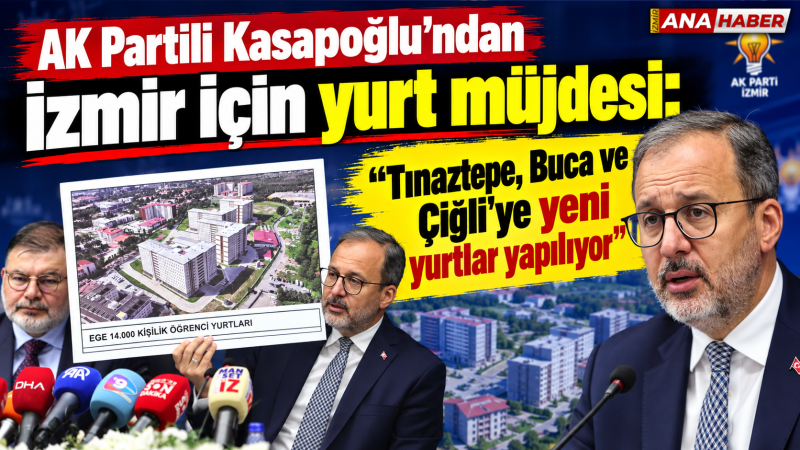 Eski Bakan Kasapoğlu İzmir'den müjdeyi verdi: 