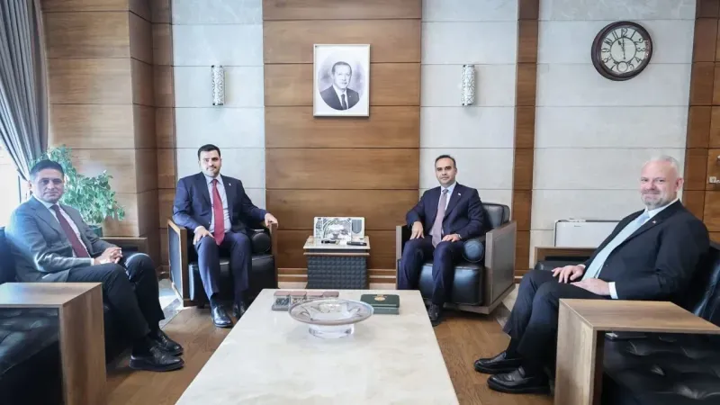 Eyyüp Kadir İnan, Pehlivan ve Acar Bakan Kacır’la görüştü