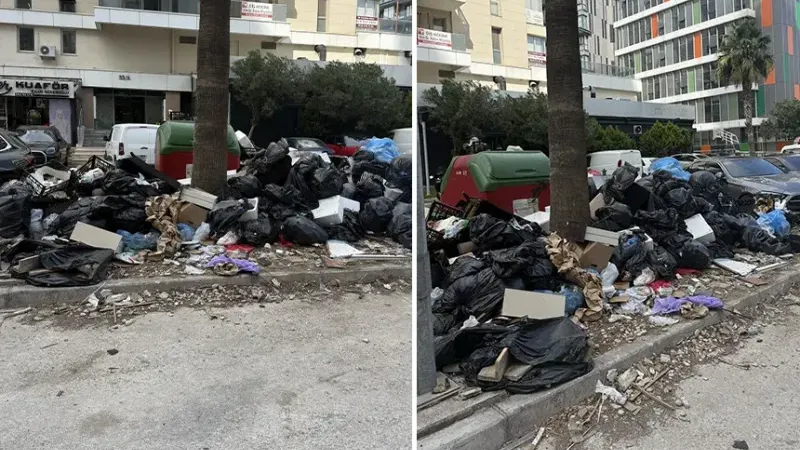 Karşıyaka’da çöp çilesi geri döndü: Sokaklar yine çöp dağlarına teslim!